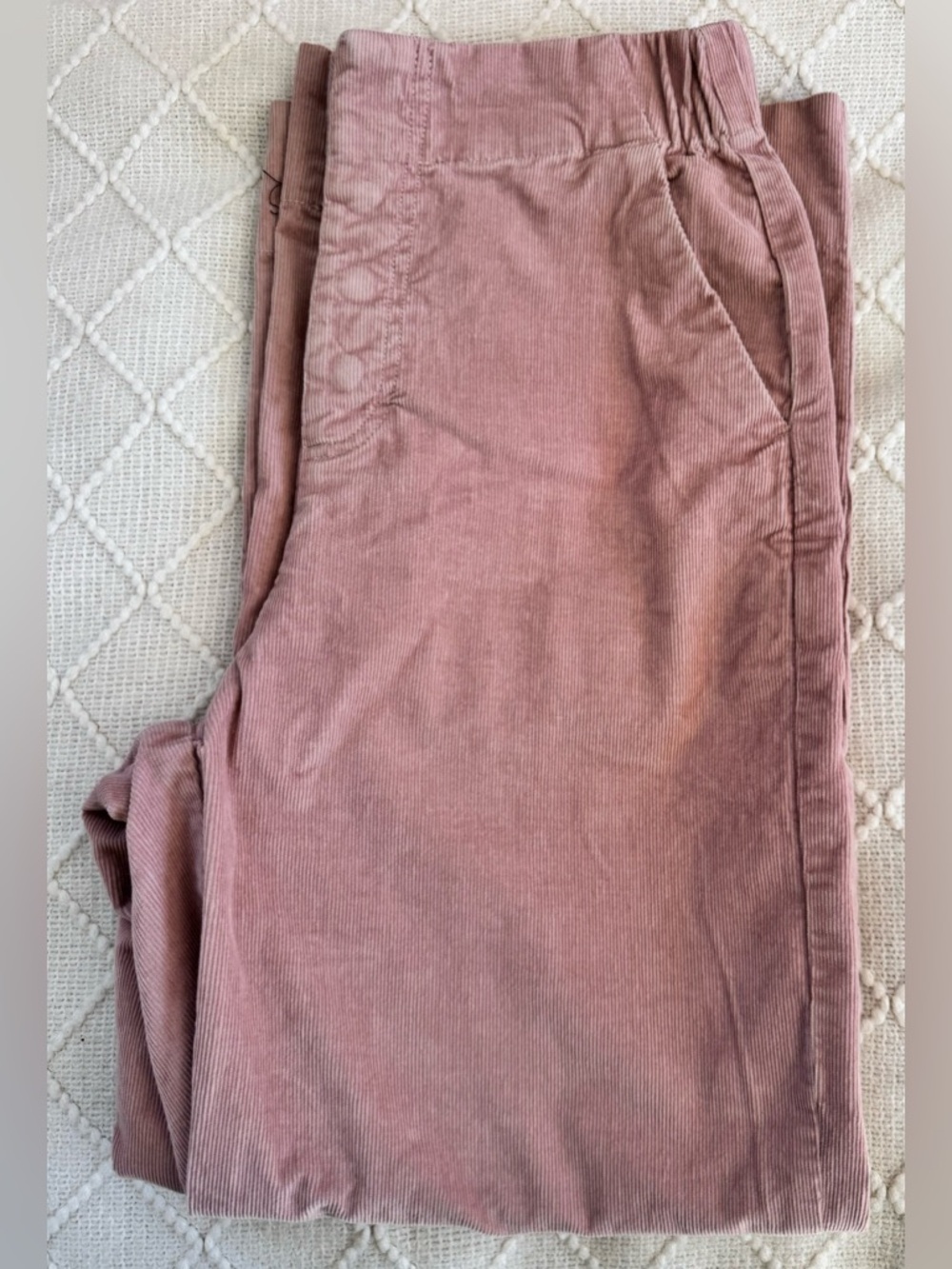 Pact Wide Leg Corduroy Pants in Dusty Rose - Picture 2 of 5